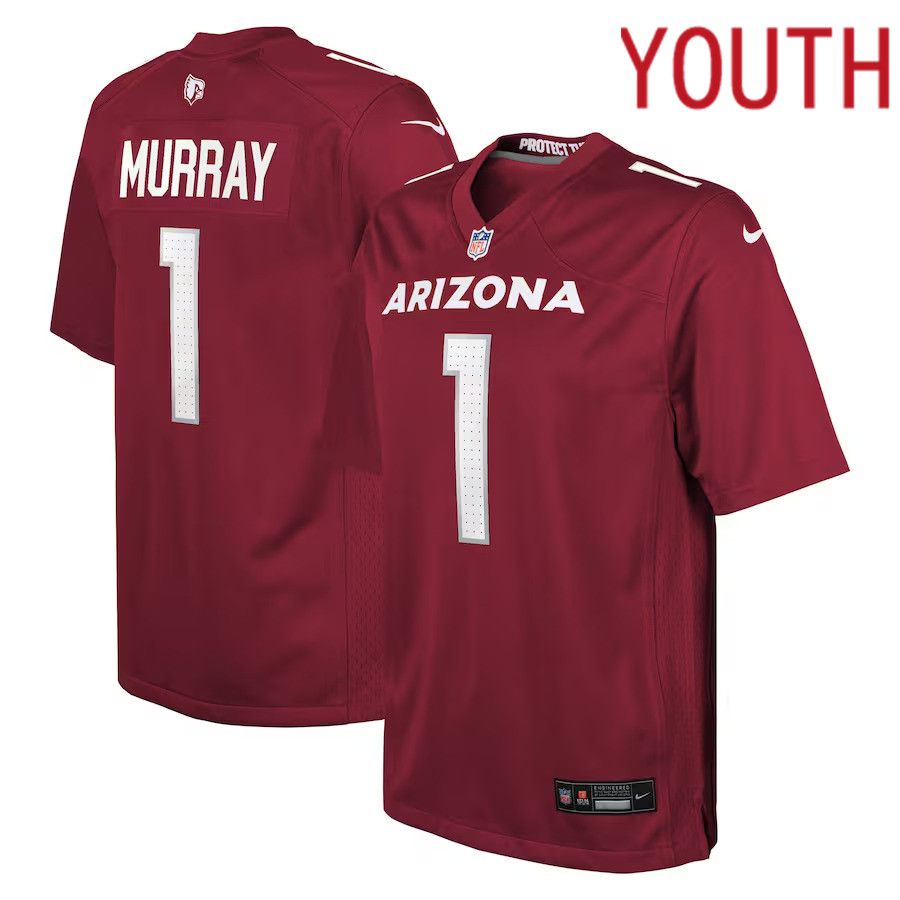 Youth Arizona Cardinals #1 Kyler Murray Nike Cardinal Game Player NFL Jersey